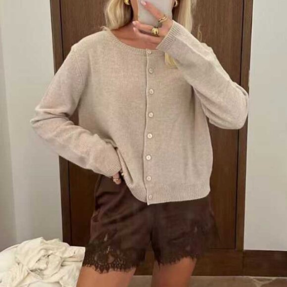 Reformation Pants - BEST Reformation Fern Satin Short Small  Pinecone Cafe Lace French Causal